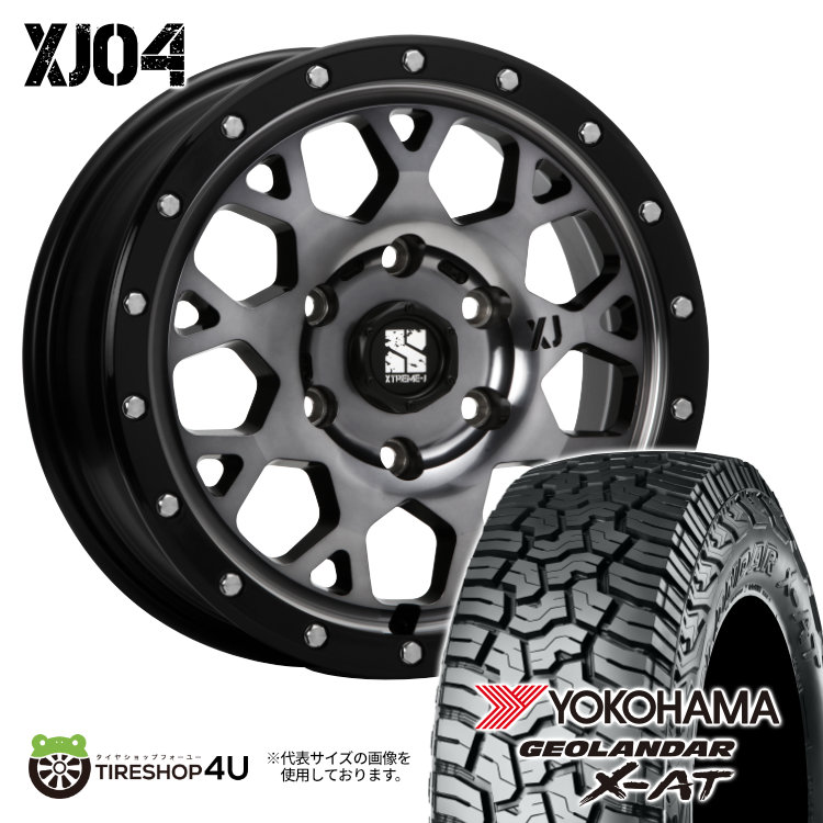 4本セット XTREME J XJ04 18x8.0J 6/139.7 +20 GBM YH ジオランダー X AT G016 285/60R18 BL FJクルーザー : xj04 1880 6h139 20 gbm g016 2856018 2 : TIRE SHOP 4U 4号店