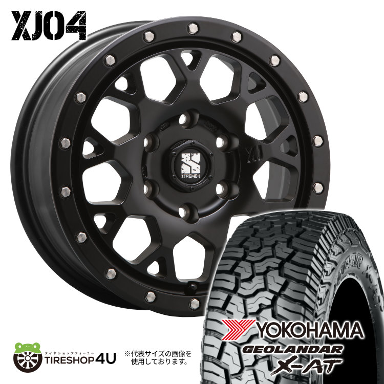 4本セット XTREME J XJ04 18x8.0J 6/139.7 +20 SBK YH ジオランダー X AT G016 275/65R18 LT BL FJクルーザー : xj04 1880 6h139 20 sbk g016 2756518lt 2 : TIRE SHOP 4U 4号店