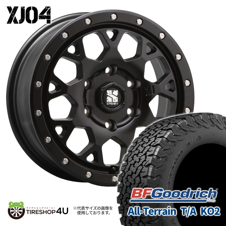 4本セット XTREME J XJ04 16x6.5J 6/139.7 +38 SBK BFグッドリッチ オールテレーン T/A KO2 215/65R16 BL ハイエース 200系 バン :XJ04 187 2:TIRE SHOP 4U 4号店