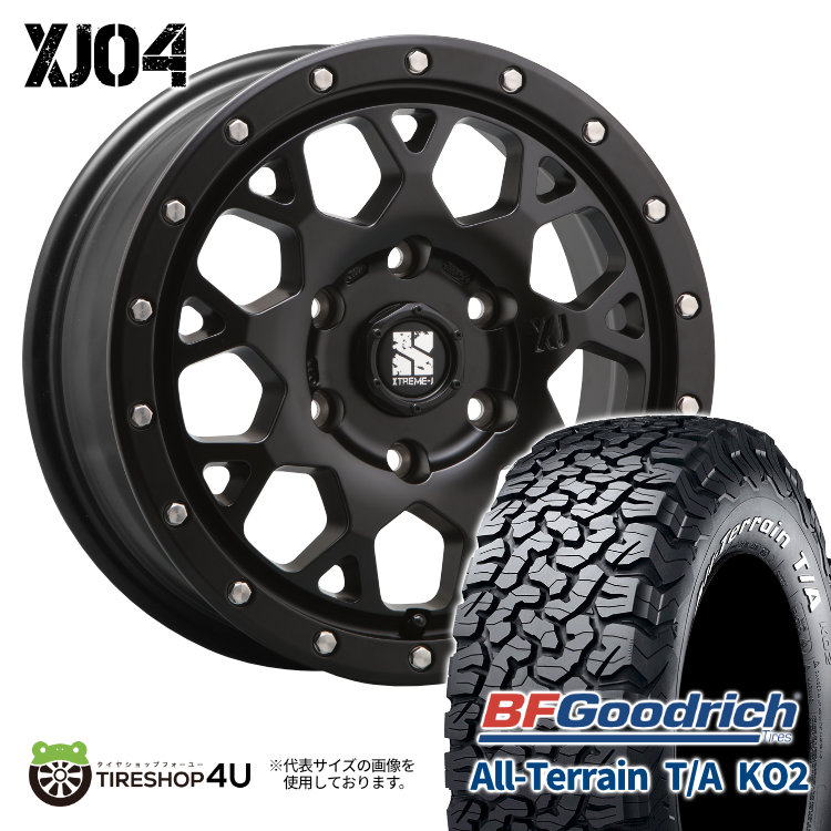 4本仕掛ける エクストリームJ XJ04 18x8.0J 6/139.7 +20 SBK BF好ましい金持ち オールテレーンTA KO2 275/65R18 白いこと雁の使い FJクルーザー 自動車-タイヤ、ホイール-夏タイヤ、ホイールセット