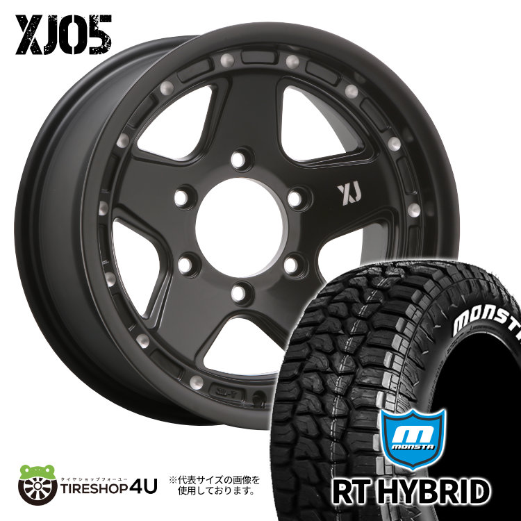 4本セット XTREME J XJ05 16x8.0J 6/139.7 8 25 MONSTA RT HYBRID R/T 285/75R16 ブラックレター ランクル80系 ワイド OFカスタム車 :XJ05 1680 6H RTHYBRID 2857516:TIRE SHOP 4U 4号店