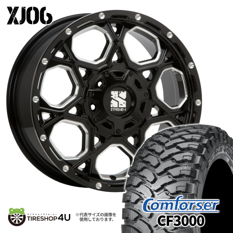 4本セット XTREME J XJ06 16x7.0J 5/100 5/114.3 +42 +50 COMFORSER CF3000 M/T 245/70R16 デリカD5 カスタム車 :XJ06 1670 10H114 100 CF3000 2457016:TIRE SHOP 4U 4号店