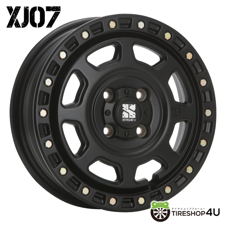 2024〜2025年製 スタッドレス4本セット エクストリームJ XJ07 14x4.5J 4/100+43 SBK ヨコハマ アイスガード7 iG70 165/60R14 ウェイクの画像