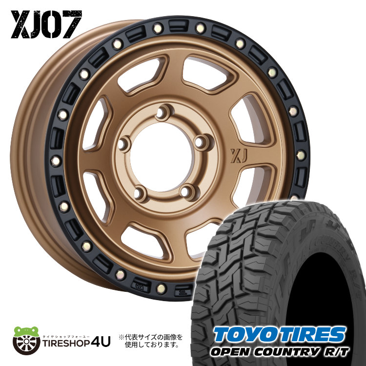 4本セット XTREME J XJ07 16x6.0J 5/139.7 5 MBR TOYO OPEN COUNTRY R/T 215/70R16 ブラックレター ジムニーシエラ ワイド JB74W :XJ07 1660 5H139 5 MBR OPEN RT 2157016:TIRE SHOP 4U 4号店