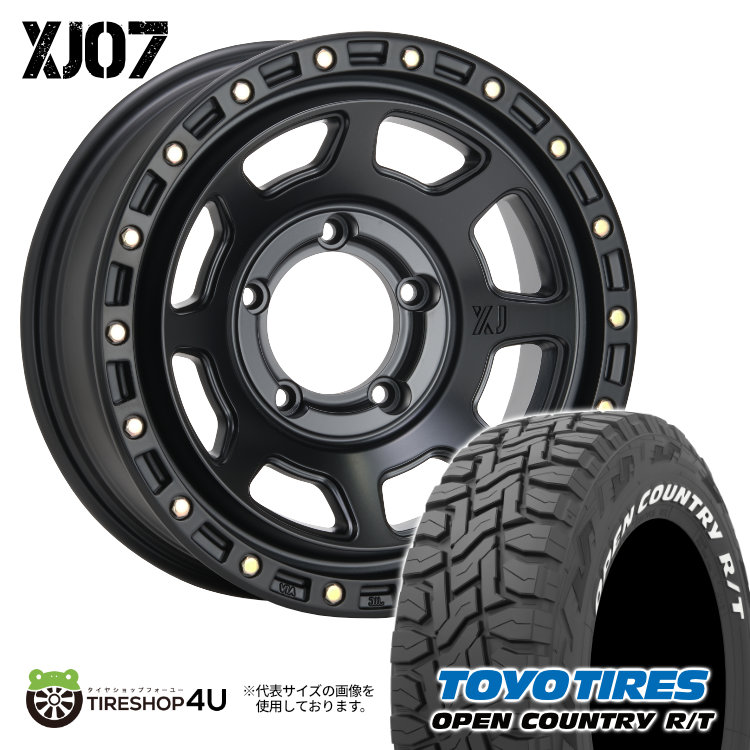 4本セット XTREME J XJ07 16x5.5J 5/139.7 +20 SBK TOYO OPEN COUNTRY R/T 225/70R16 ホワイトレター ジムニー JB64W JB23W :XJ07 1655 5H139 20 SBK OPEN RT 2257016:TIRE SHOP 4U 4号店