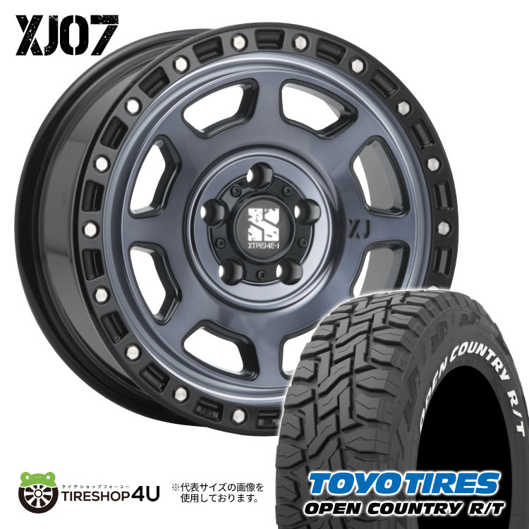 4本セット XTREME J XJ07 16x7.0J 5/114.3 +35 GBM TOYO OPEN COUNTRY R/T 225/70R16 ホワイトレター デリカD5 :XJ07 1670 5H114 35 GBM OPEN RT 2257016:TIRE SHOP 4U 4号店