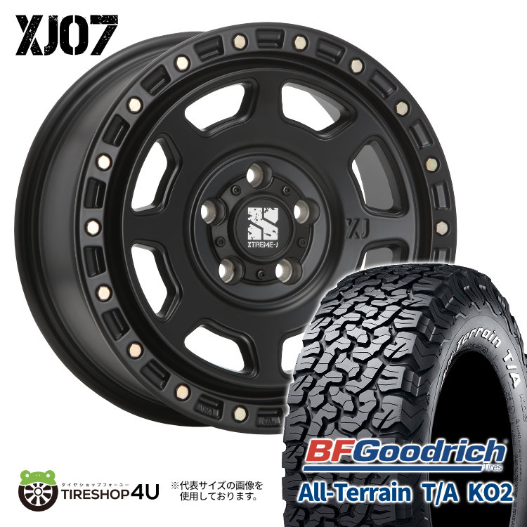 4本セット XTREME J XJ07 16x7.0J 5/114.3 +35 SBK BFGoodrich All Terrain T/A KO2 215/70R16 ホワイトレター デリカD5 :XJ07 1670 5H114 35 SBK KO2 2157016:TIRE SHOP 4U 4号店