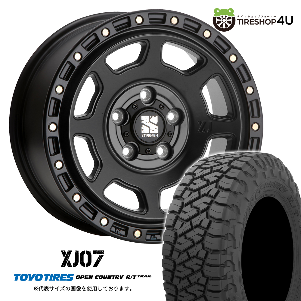 4本セット MLJ XTREME-J XJ07 18x8.0J 5/150+50 SBK TOYO OPENCOUNTRY R/T TRAIL 275/70R18 125/122Q ランクル200系 LX570 タンドラ