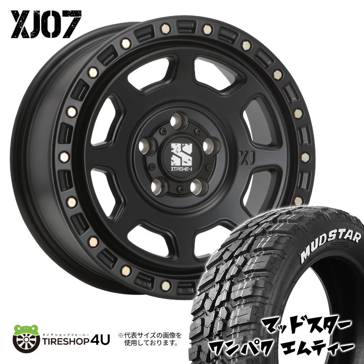 4本セット XTREME J XJ07 16x7.0J 5/114.3 +35 SBK MUDSTAR WANPAKU M/T 235/70R16 ホワイトレター デリカD5 :XJ07 1670 5H114 35 SBK WANPAKU MT 2357016:TIRE SHOP 4U 4号店