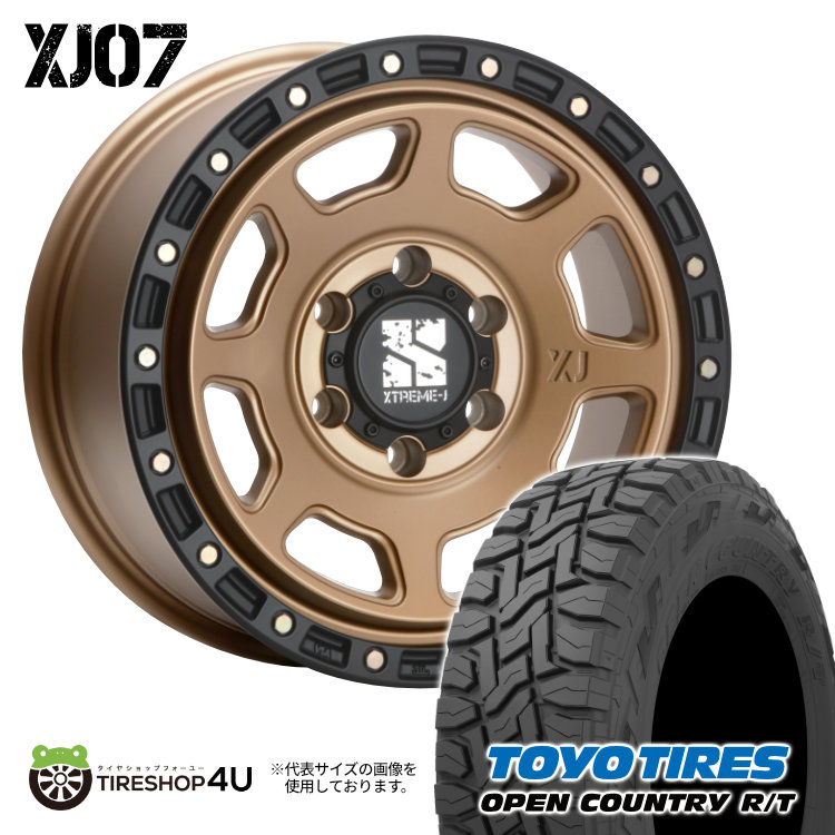 4本セット XTREME J XJ07 16x6.5J 6/139.7 +38 MBR TOYO OPEN COUNTRY R/T 215/70R16 ブラックレター ハイエース 200系 :XJ07 1665 6H139 38 MBR OPEN RT 2157016:TIRE SHOP 4U 4号店