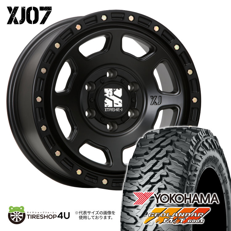 4本セット XTREME J XJ07 17x8.0J 6/139.7 +20 SBK YOKOHAMA GEOLANDAR M/T G003 265/70R17 プラド FJクルーザー ハイラックスリフトアップ :XJ07 1780 6H139 20 SBK G003 2657017:TIRE SHOP 4U 4号店