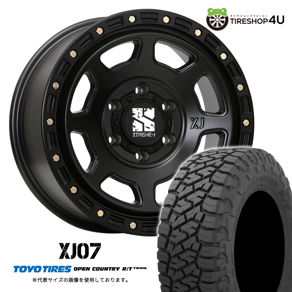 4本セット MLJ XTREME-J XJ07 18x8.0J 6/139.7+50 SBK TOYO OPENCOUNTRY R/T TRAIL 275/70R18 125/122Q ランクル300系 250系 LC250 FJA300W