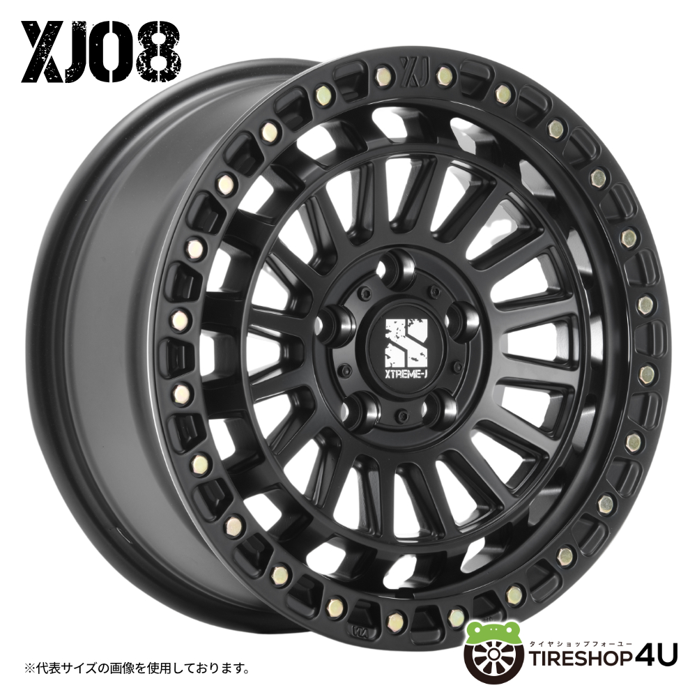 4本セット XTREME-J XJ08 16x7.0J 5/114.3+25 SBK BFGoodrich All