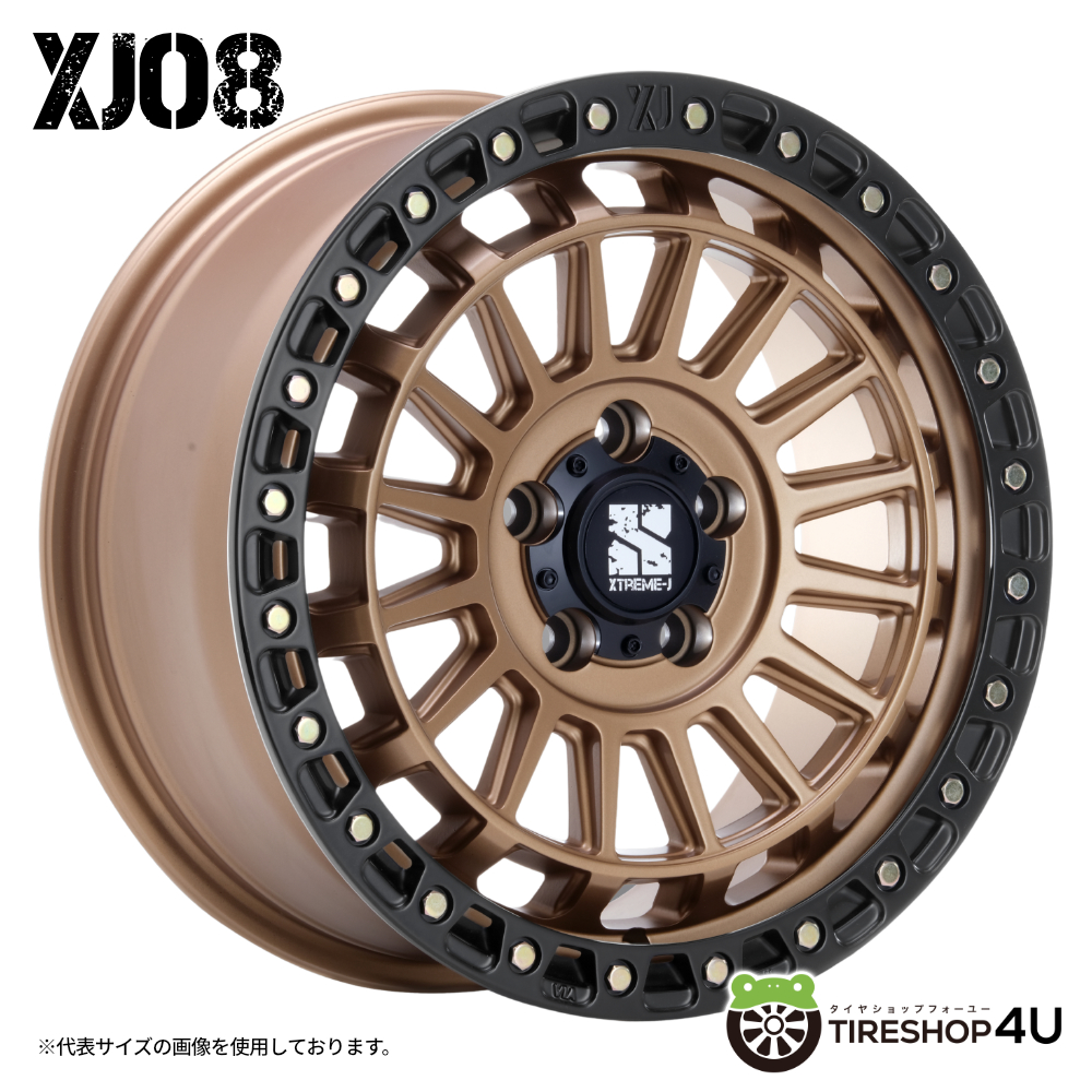 4本セット XTREME-J XJ08 18x8.0J 5/114.3+40 MBR BFGoodrich TRAIL