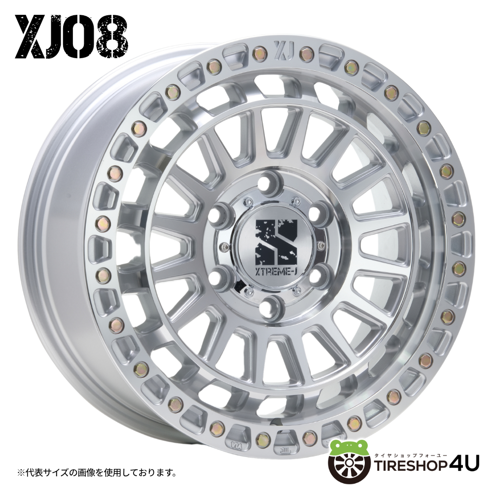 4本セット エクストリームJ XJ08 17x8.0J 6/139.7+20 GMC BFグッドリッチ オールテレーンT/A KO3 285/75R17 WL プラド トライトン カスタムの画像
