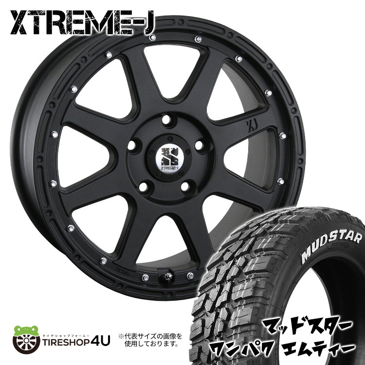 4本セット XTREME J エクストリームJ 18x8.0J 5/114.3 +40 FBK MUDSTAR マッドスター ワンパク M/T 225/60R18 WL ハリアー RAV4 :XTREMEJ 1880 5H114 FBK wanpaku MT 2256018 2:TIRE SHOP 4U 4号店