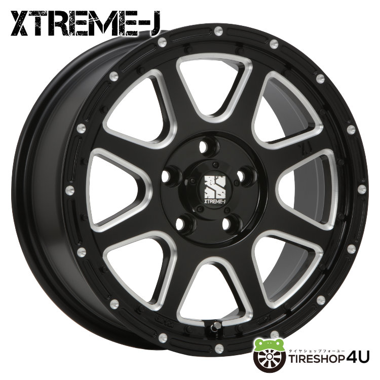 4本セット エクストリームJ XTREME-J 16x7.0J 5/114.3 +35 GBM BF