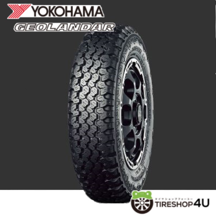 4本セット マッドクロスグレイス GRACE 12x4.00B 4/100 +43 BKC/BK ヨコハマ ジオランダー KT Y828C 145/80R12 ピクシス アトレー エブリイの画像