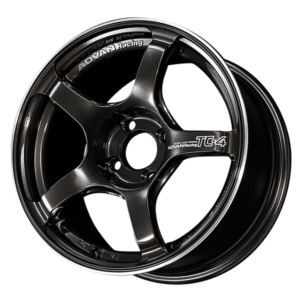 ADVAN 4本購入で送料無料 Racing TC-4 17x7.5J 4/100 +40 GMR