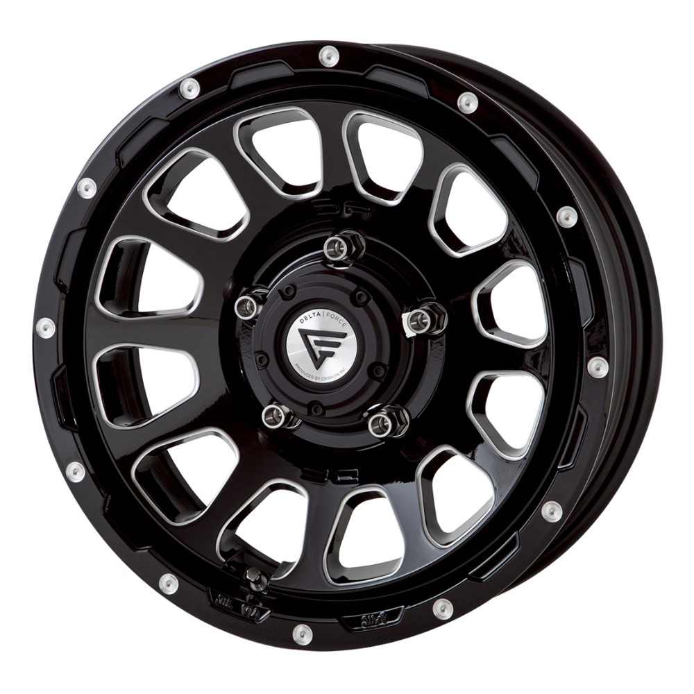 DELTA FORCE タイヤホイール4本セット OVAL 16x6.0J 5/139.7 -5