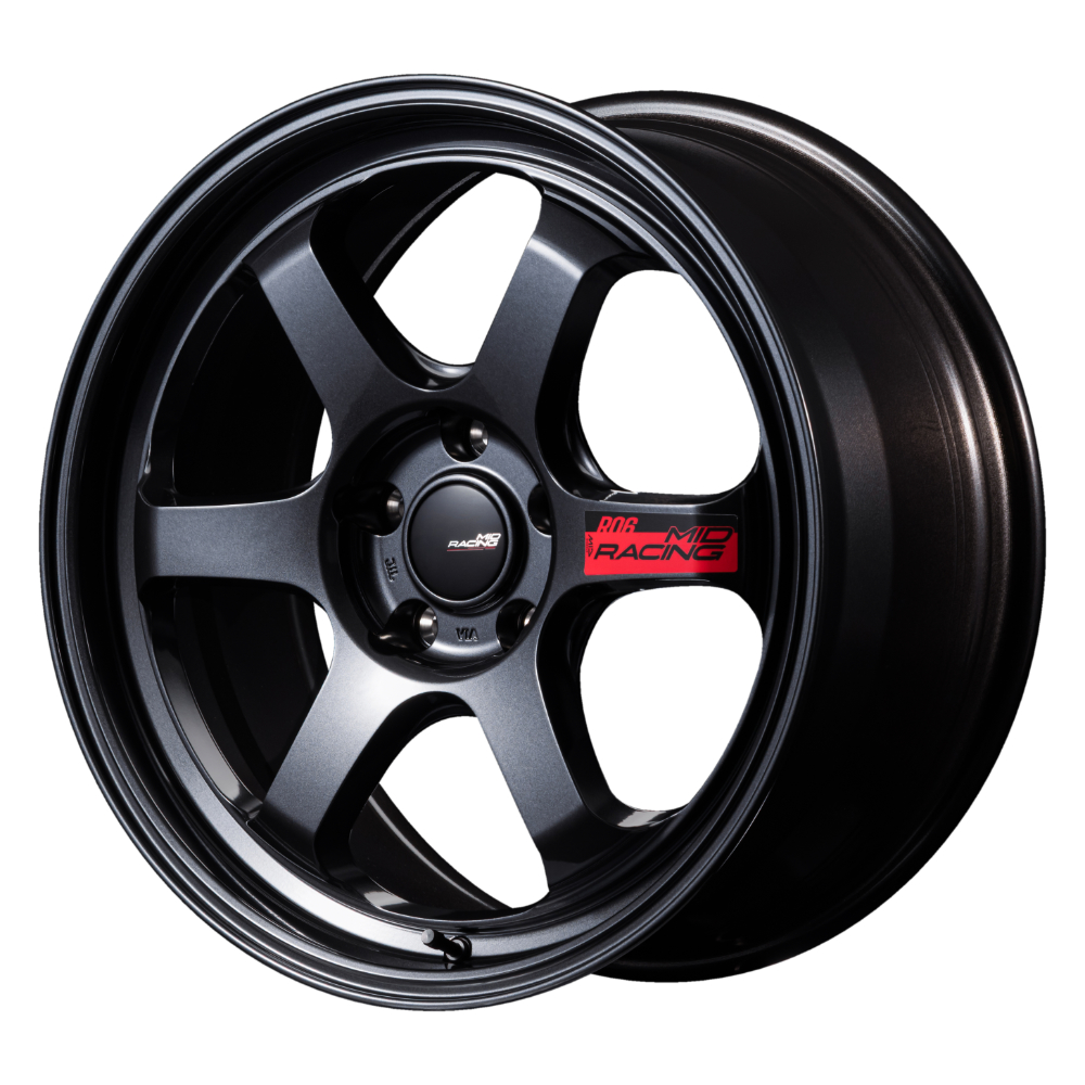 マルカサービス 4本購入で送料無料 MID Racing R06 18x8.5J 5/114.3 +