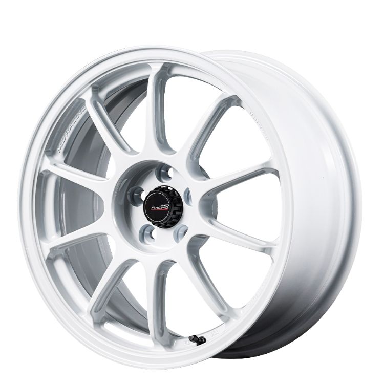 マルカサービス 4本購入で送料無料 MID Racing R10 EVO 17x7.0J 4/100