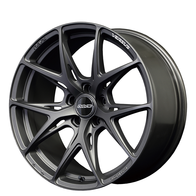 RAYSレイズ　225/40R18 PCD114.3 RAYS タイヤホイール4本セット VERSUS VV21S 18x8.0J 5/100 +45