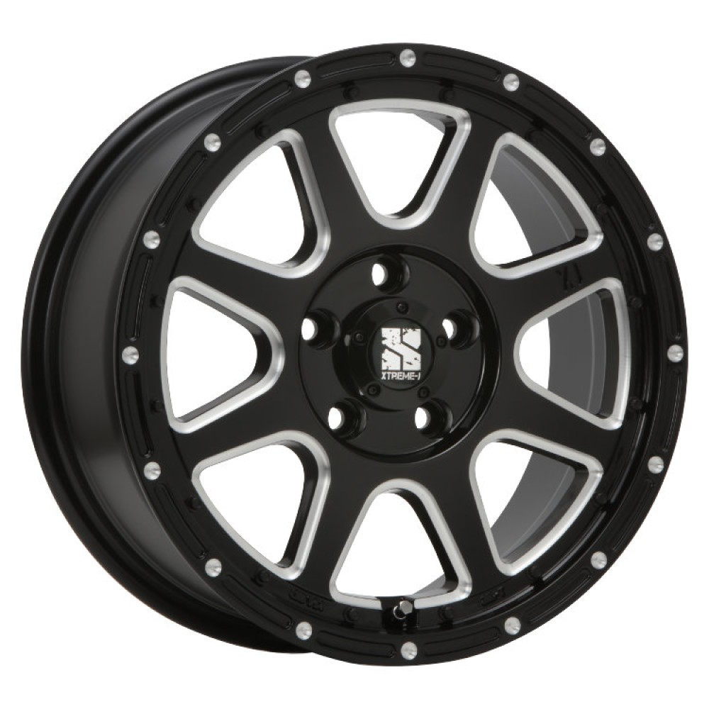 MLJ 4本セット XTREME-J 16x7.0J 5/114.3 +35 FBK MUDSTAR Radial M/T