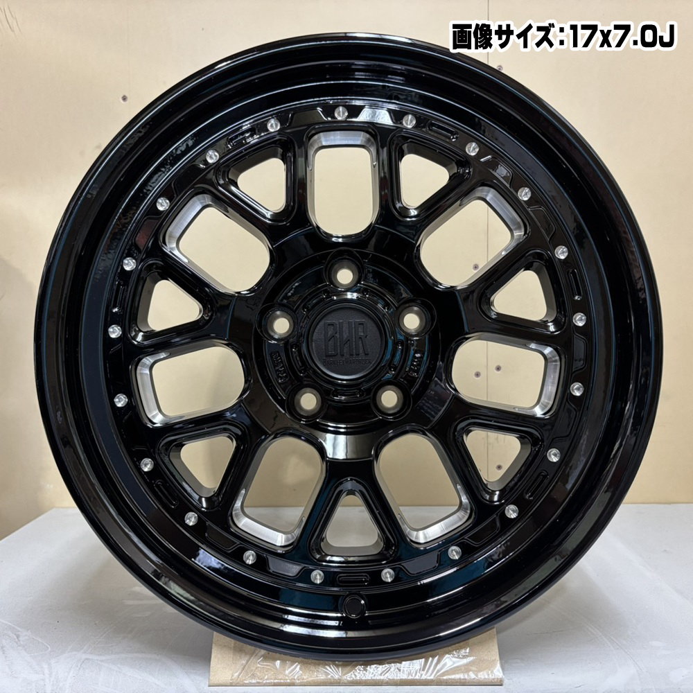 215/60R17 96H ヨコハマ BluEarth-RV RV03 夏用 サマータイヤ BARKLEY HARDLOCK HURON T30/T31エクストレイル /20系ヴェルファイアの画像