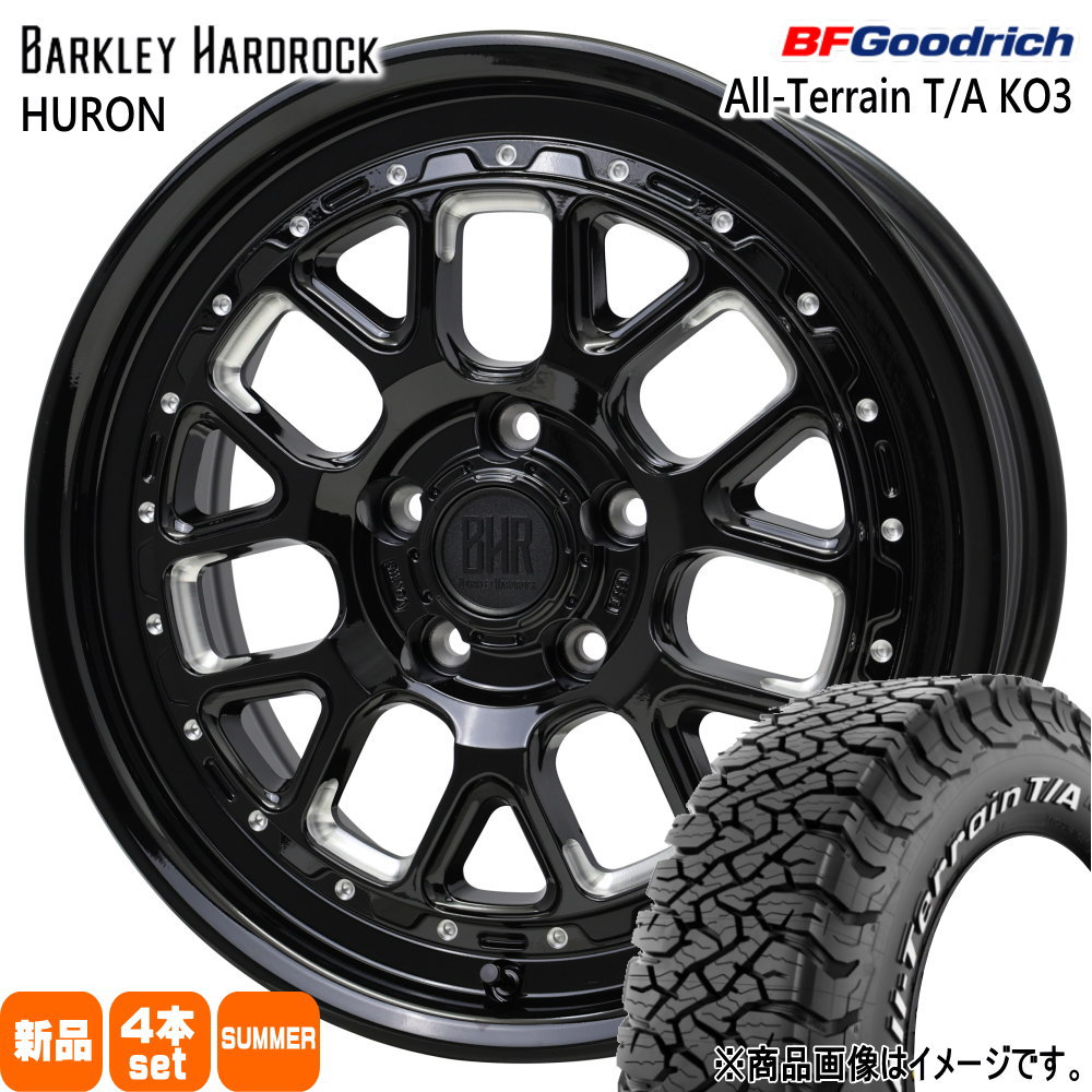 225/70R16 102/99S LRC LT BFグッドリッチ All-Terrain T/A KO3 夏用 サマータイヤ BARKLEY HARDLOCK HURON 三菱 デリカD5/日産 T31エクストレイル