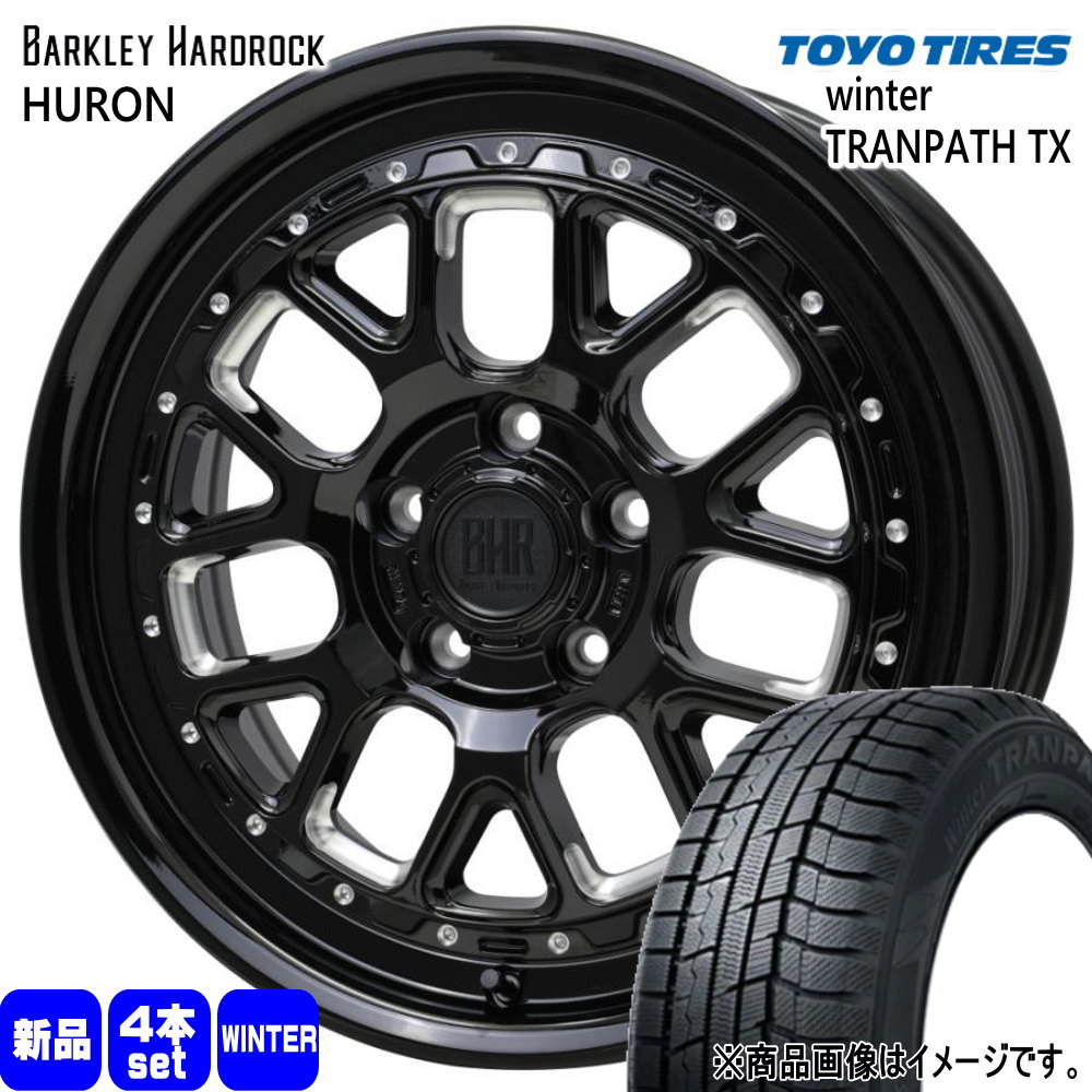 215/60R17 96Q トーヨータイヤ WinterTRANPATH TX 冬用 スタッドレスタイヤ BARKLEY HARDLOCK HURON T30/T31エクストレイル /20系ヴェルファイア