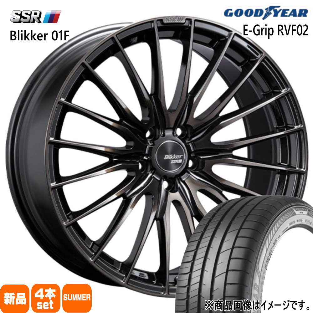 グッドイヤー RVF02 245/35R20 夏タイヤ SSR Blikker 01F F:8.5J R:9.5J 5穴 5/114.3 20インチ 20系 アルファード ヴェルファイア : blikker01f bkbr 20853895385114 rvf02 2453520 : タイヤショップ78 2号店