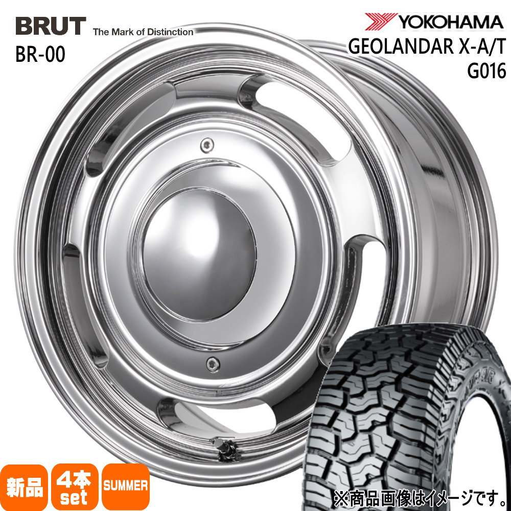 215/70R16 100/97Q LT ヨコハマ GEOLANDAR X-AT G016 夏用 サマータイヤ BRUT BR-00 200系 ハイエース 専用