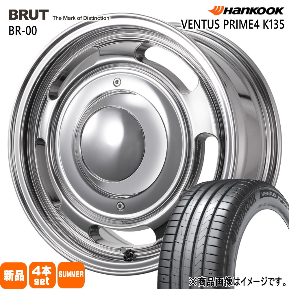 215/65R16 102H XL ハンコック Ventus Prime4 K135A 夏用 サマータイヤ BRUT BR-00 200系 ハイエース 専用