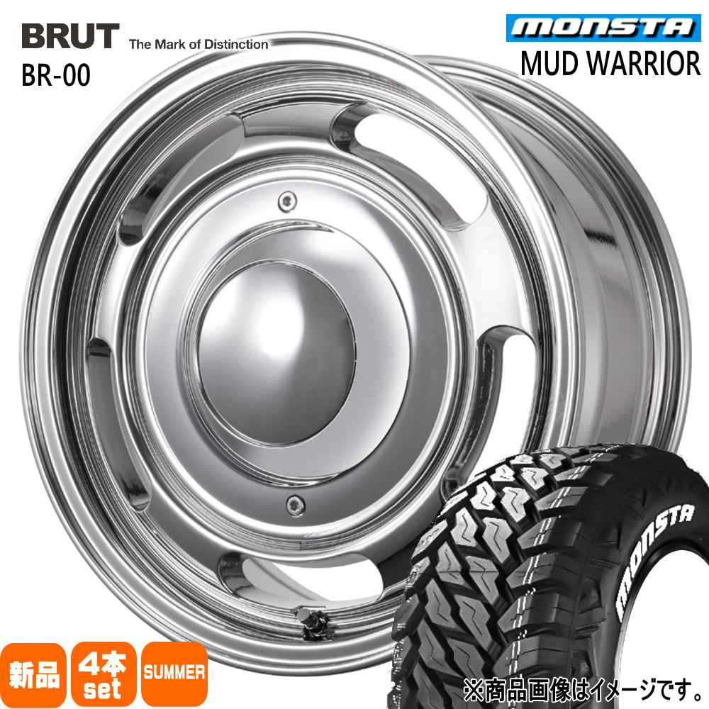215/70R16 107/105Q LT モンスタ MUD WARRIOR 夏用 サマータイヤ BRUT BR-00 200系 ハイエース 専用