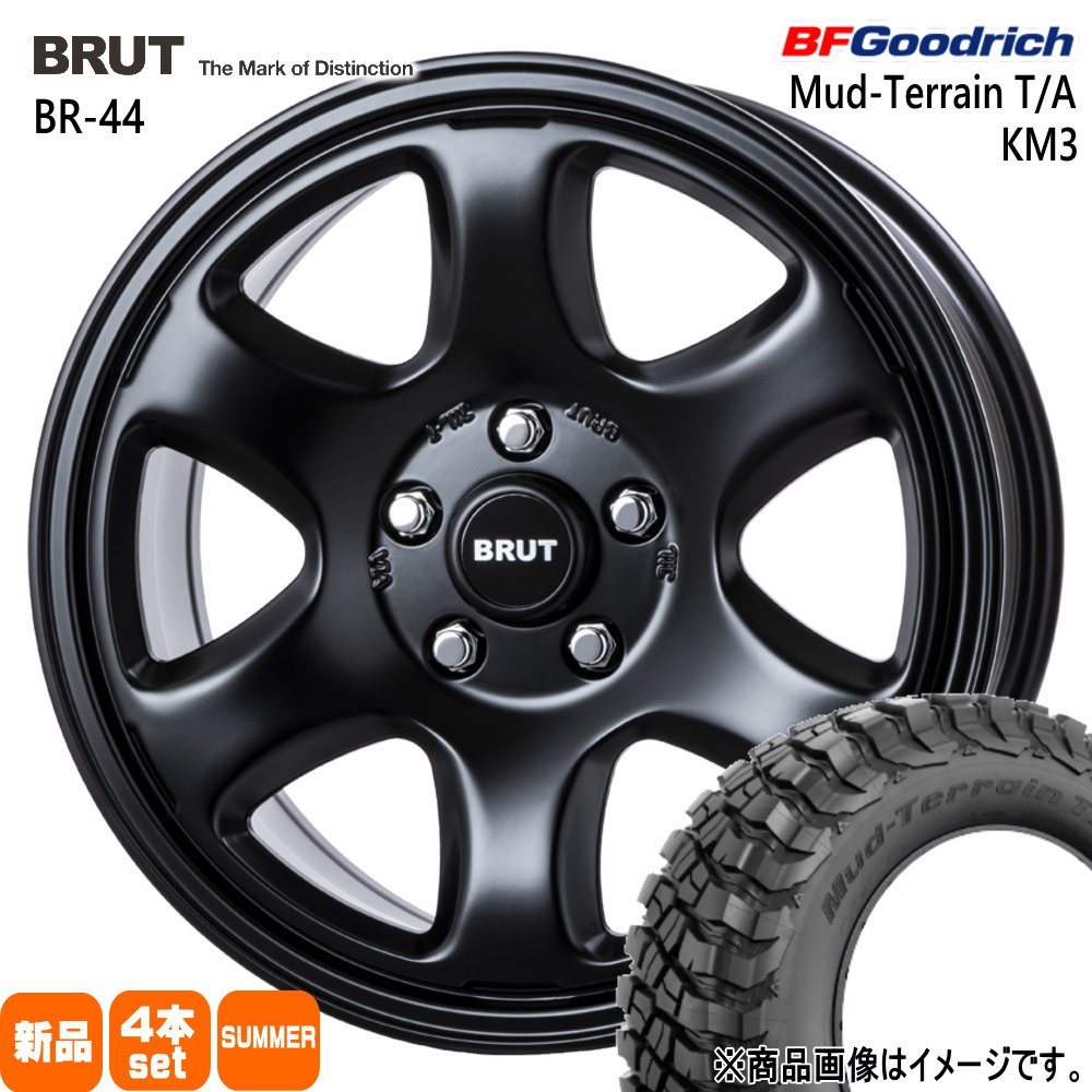 245/65R17 111/108Q LRD LT BFグッドリッチ Mud-Terrain T/A KM3 夏用 サマータイヤ BRUT BR-44 RAV4