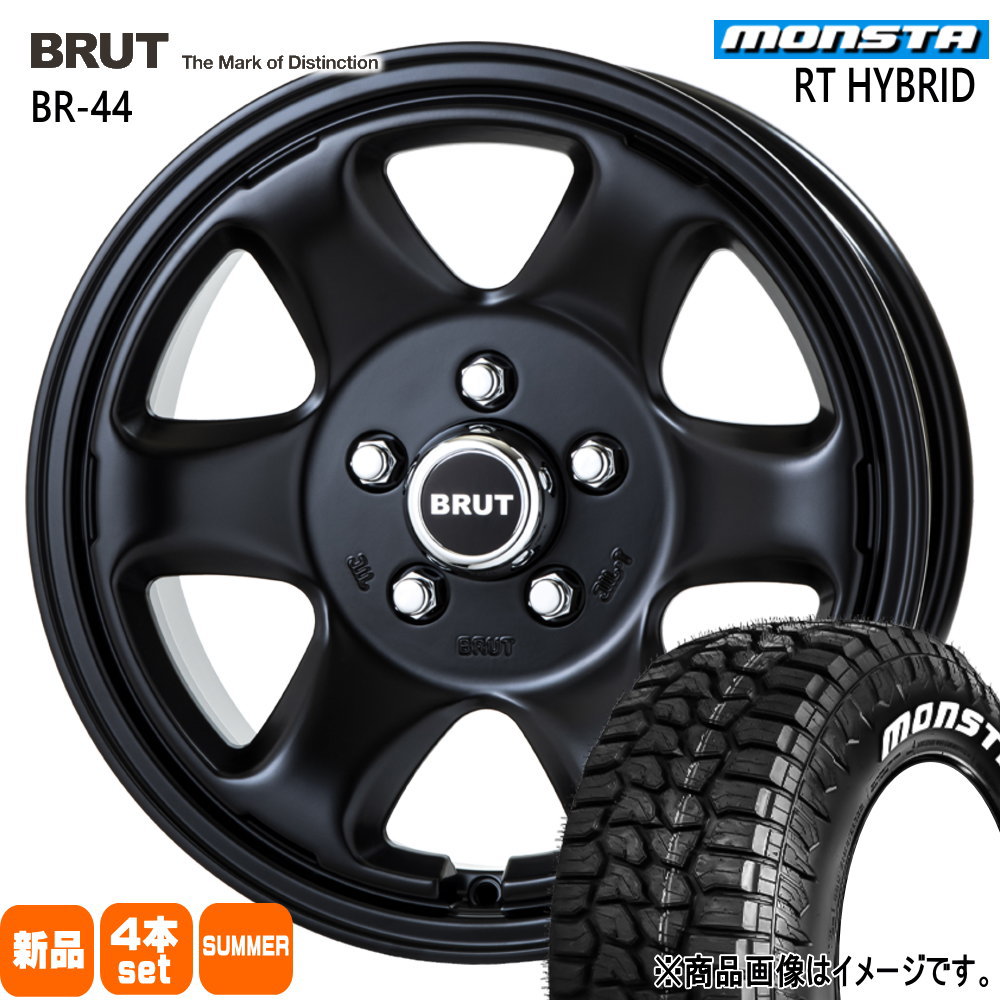 215/65R16 109/107Q LT モンスタ RT HYBRID 夏用 サマータイヤ BRUT BR-44 日産 E52エルグランド / ホンダ エリシオン