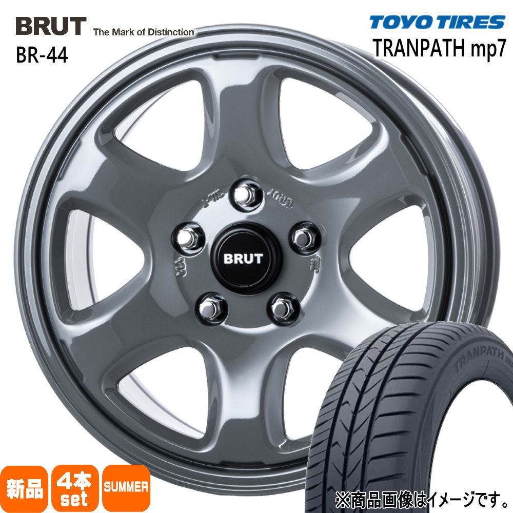 TOYO TIRES - 225/60R17  トーヨータイヤ TRANPATH mp7 夏用 朱夏タイア BRUT BR-44 30系アルファード/T31エクストレイル 自動車-タイヤ、ホイール-夏タイヤ、ホイールセット