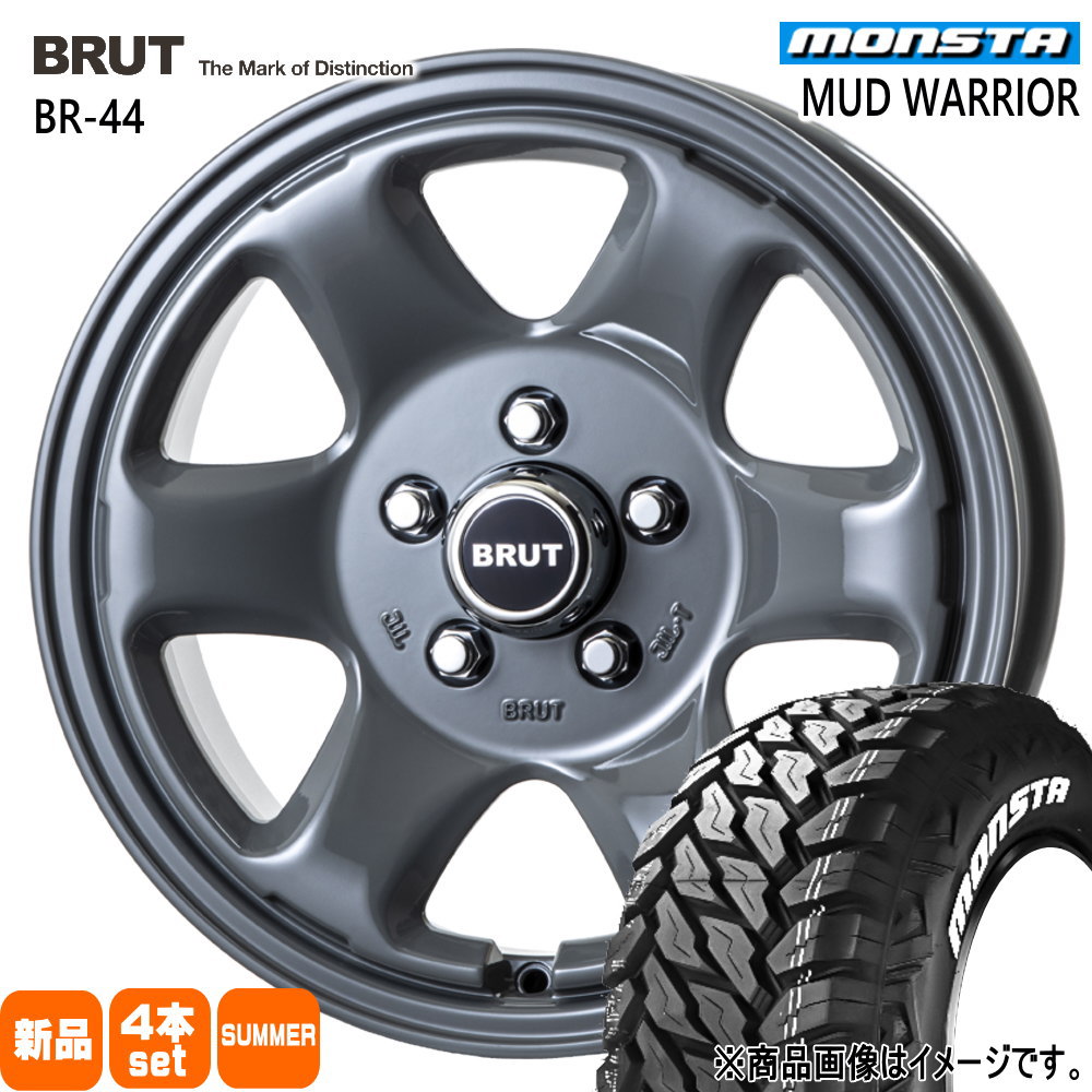 235/70R16 104/101Q モンスタ MUD WARRIOR 夏用 サマータイヤ BRUT BR-44 三菱 デリカD5