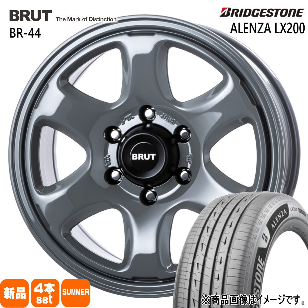 265/65R17 112H ブリヂストン ALENZA LX200 夏用 サマータイヤ BRUT BR-44 トヨタ ハイラックス プラド