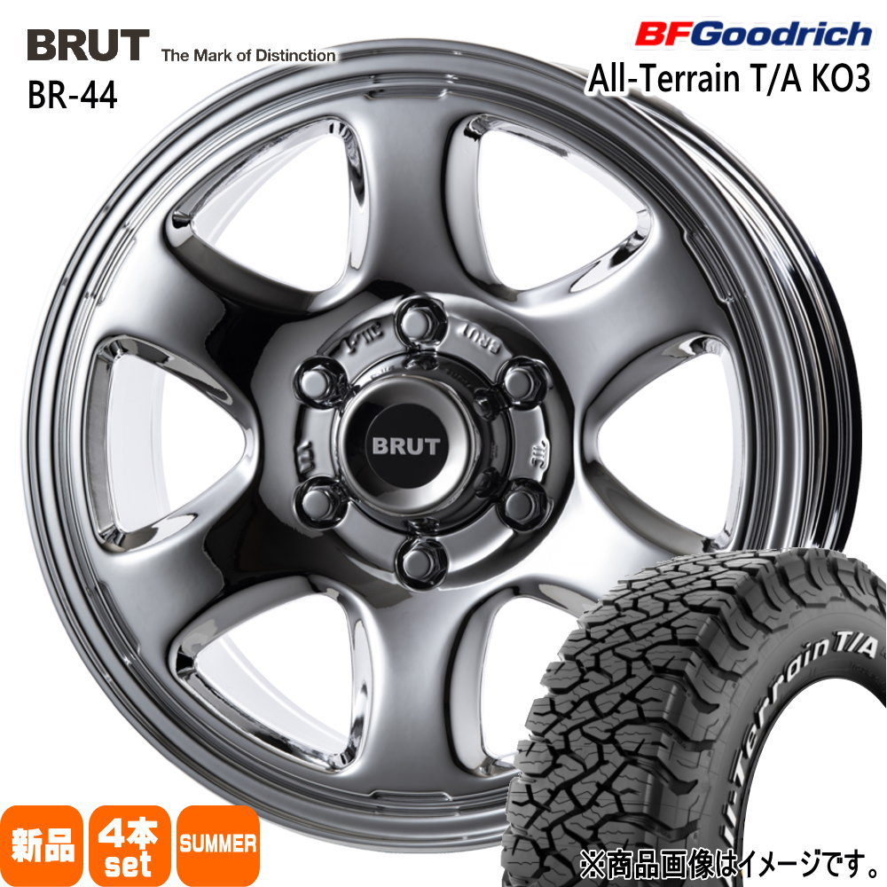 275/70R17 124/121S LT BFグッドリッチ All-Terrain T/A KO3 夏用 サマータイヤ BRUT BR-44 トヨタ ランクル 250