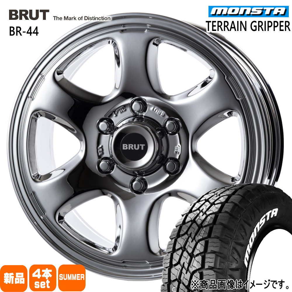 265/65R17 116T XL モンスタ TERRAIN GRIPPER 夏用 サマータイヤ BRUT BR-44 三菱 トライトン GLS