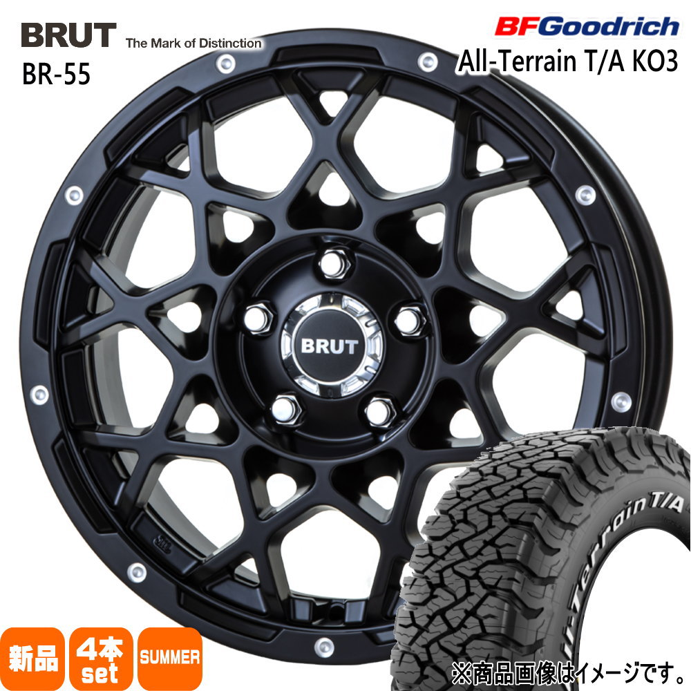 215/70R16 100/97S LRC LT BFグッドリッチ All-Terrain T/A KO3 夏用 サマータイヤ BRUT BR-55 エクストレイル T30 T31　デリカD:5