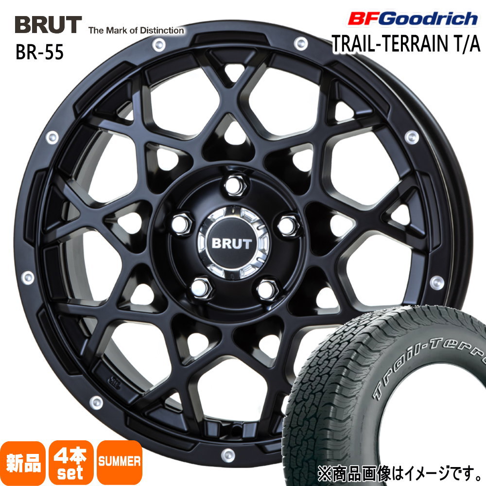 225/65R17 102T BFグッドリッチ TRAIL-TERRAIN T/A 夏用 サマータイヤ BRUT BR-55 RAV4 ハリアー /デリカ アウトランダー