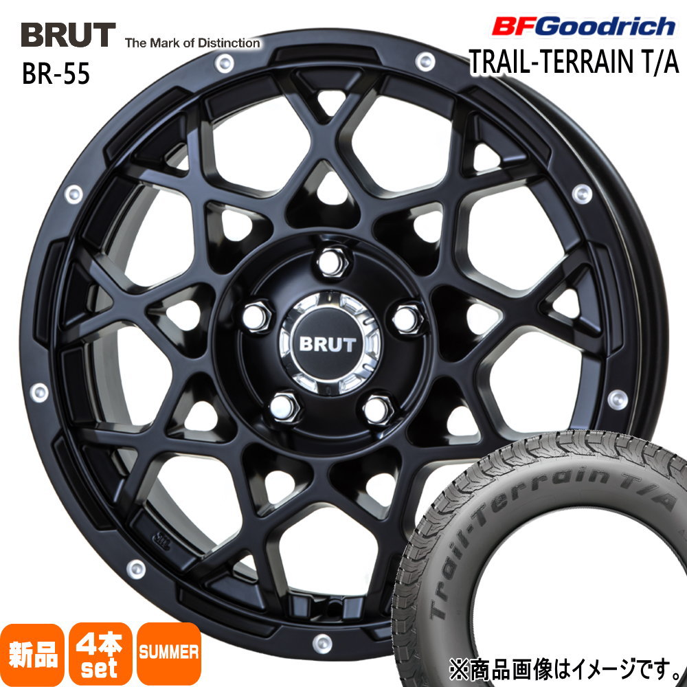 225/55R18 102H XL BFグッドリッチ TRAIL-TERRAIN T/A 夏用 サマータイヤ BRUT BR-55 デリカD:5 アウトランダー