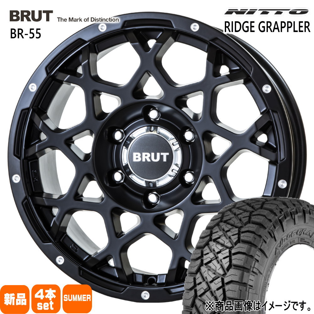 265/65R17  ニットー RIDGE GRAPPLER 夏用 サマータイヤ BRUT BR-55 トヨタ ハイラックス プラド