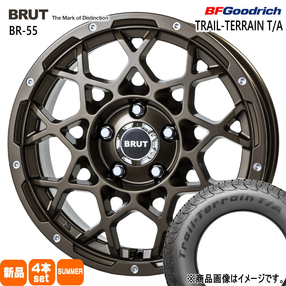 225/55R18 102H XL BFグッドリッチ TRAIL-TERRAIN T/A 夏用 サマータイヤ BRUT BR-55 デリカD:5 アウトランダー