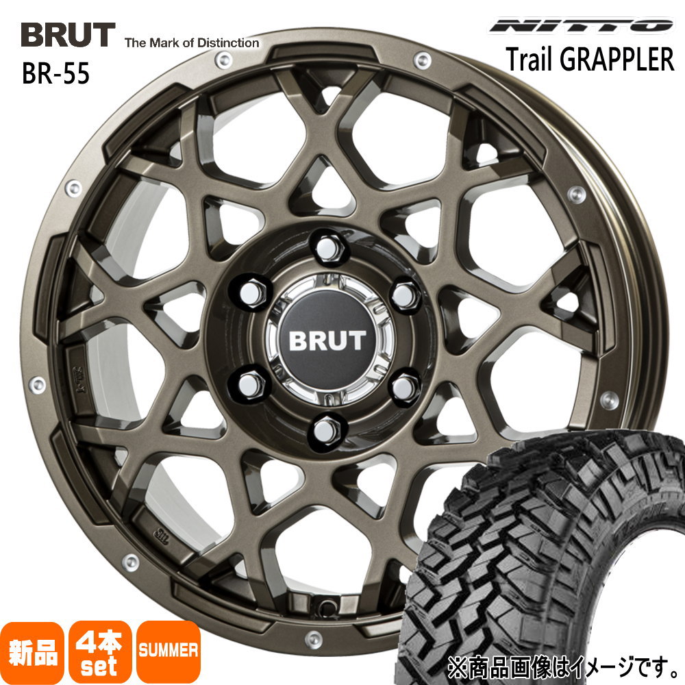265/70R17  ニットー Trail GRAPPLER 夏用 サマータイヤ BRUT BR-55 トヨタ FJクルーザー ハイラックス プラド