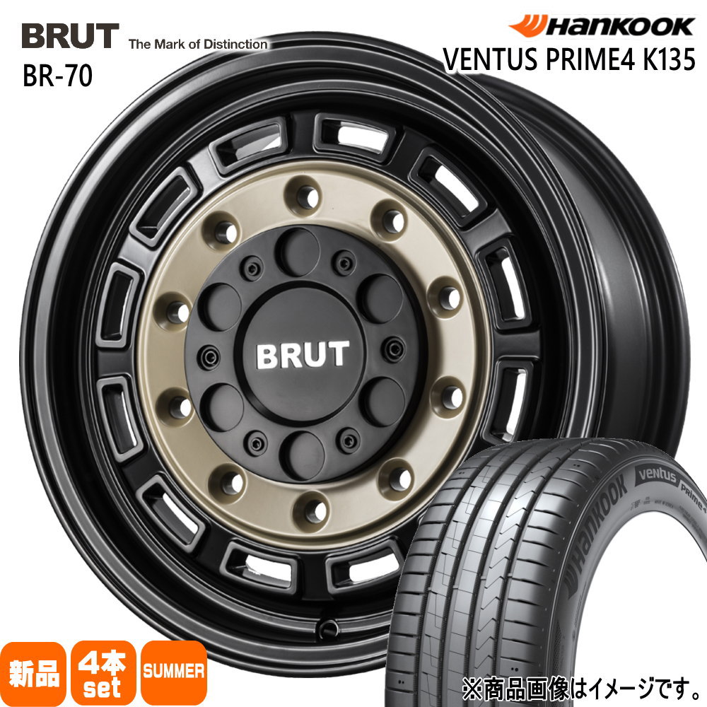 ハンコック - 215/65R16 102H XL Ventus Prime4 K135A 夏用 朱夏タイア BRUT BR-70 200系 御機嫌はやりっ児 専用 自動車-タイヤ、ホイール