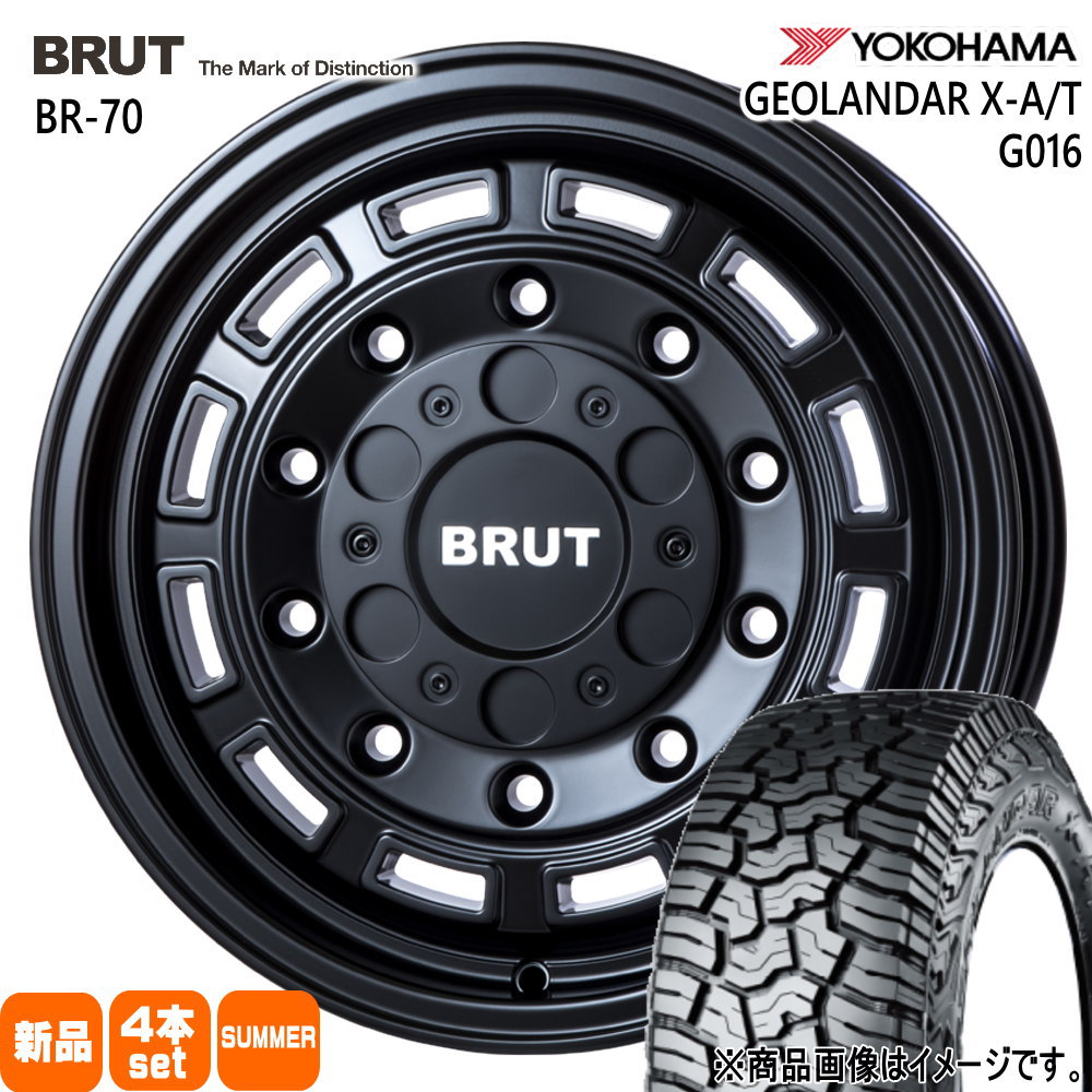 265/70R17 115T ヨコハマ GEOLANDAR X-AT G016 夏用 サマータイヤ BRUT BR-70 トヨタ ランクル 250 300